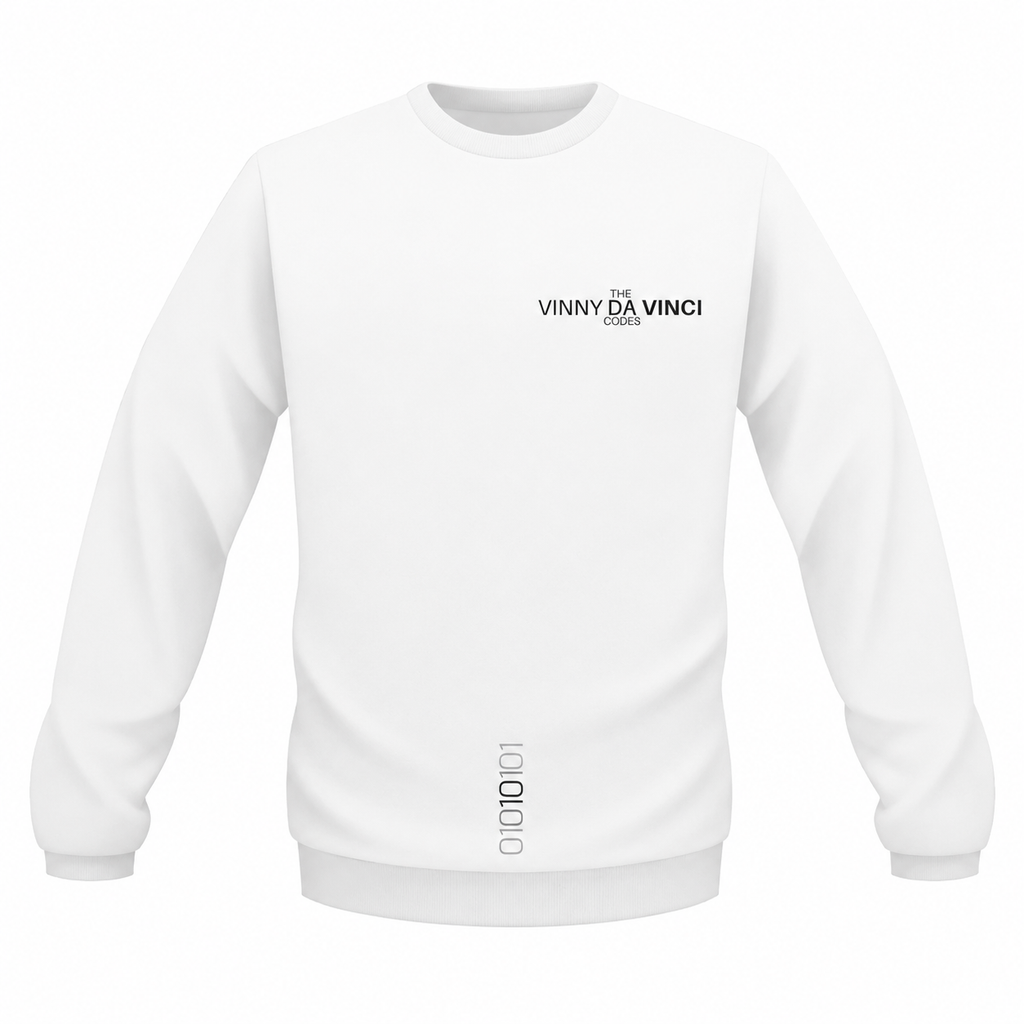 White The Vinny Da Vinci Sweater