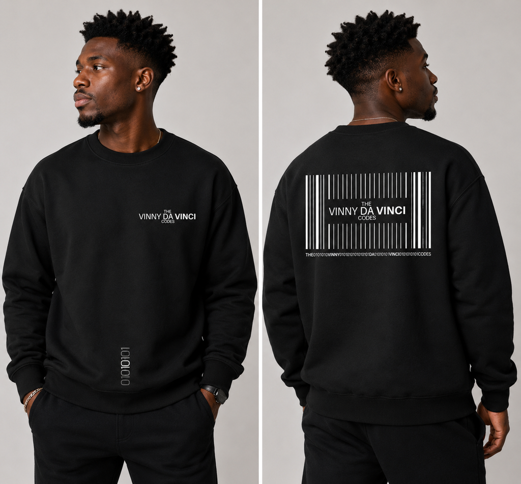 Black The Vinny Da Vinci Codes Sweater