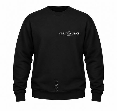 Black The Vinny Da Vinci Codes Sweater