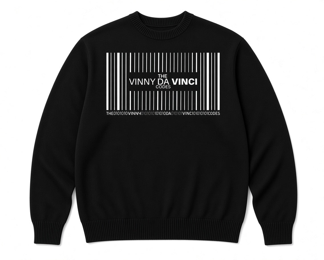 Black The Vinny Da Vinci Codes Sweater