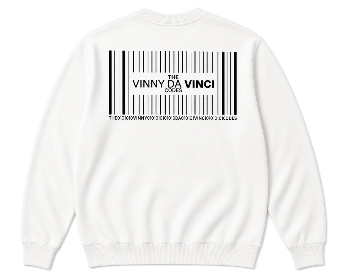 White The Vinny Da Vinci Sweater